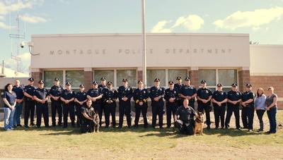 Photo of Montague Police Force Officers and Staff
